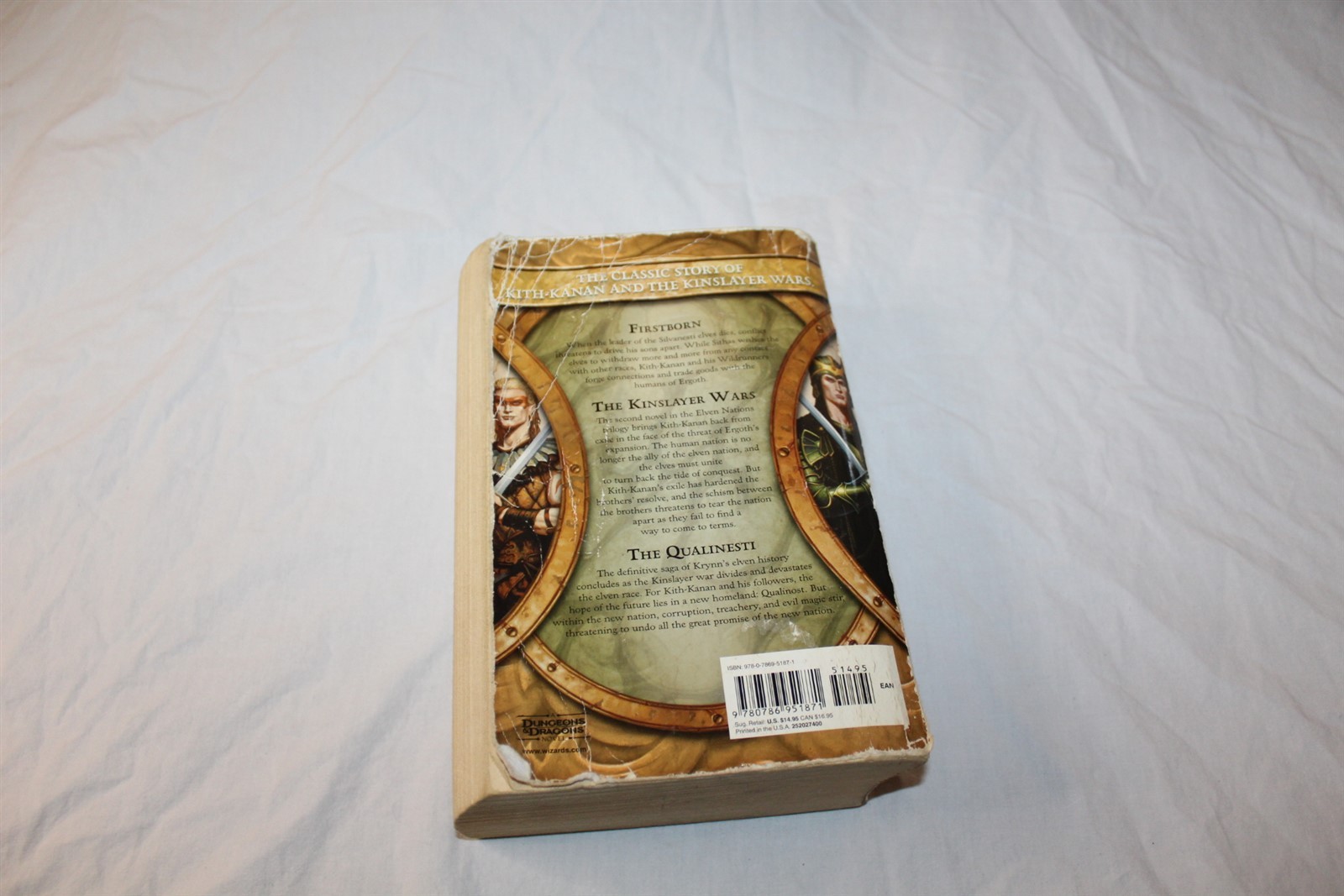 2009 Wizards Of The Coast The Elven Nations Trilogy Paperback Book 760 Pages