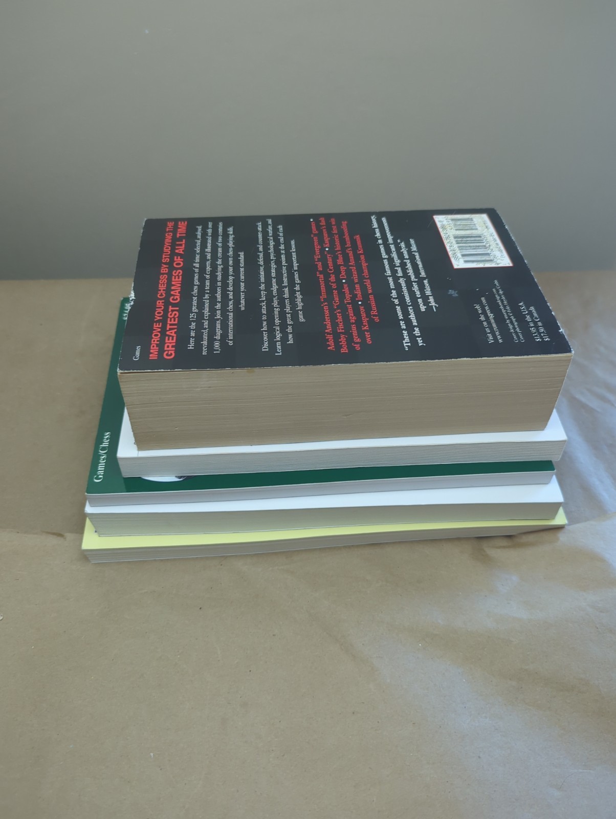 5 Chess Book Lot Games Study Learn instructional Help Improve Steinitz Fischer