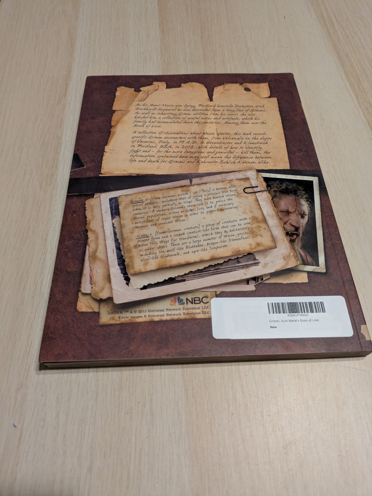Grimm: Aunt Marie’s Book of Lore by Titan Books (2013, Trade Paperback)