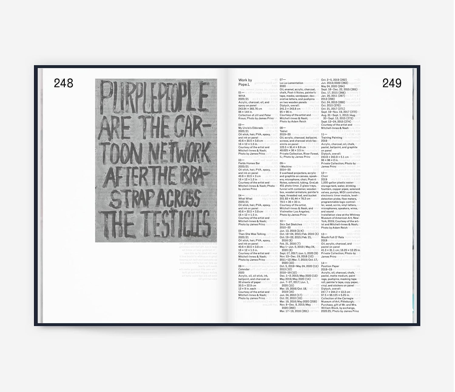 Pope.L hardcover art book My Kingdom for a Title