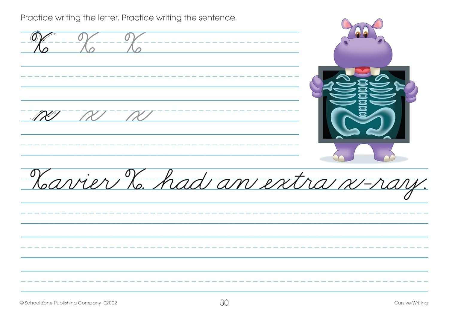 Cursive Workbook Writing Handwriting Practice Tracing Letters Ages 8 to 10