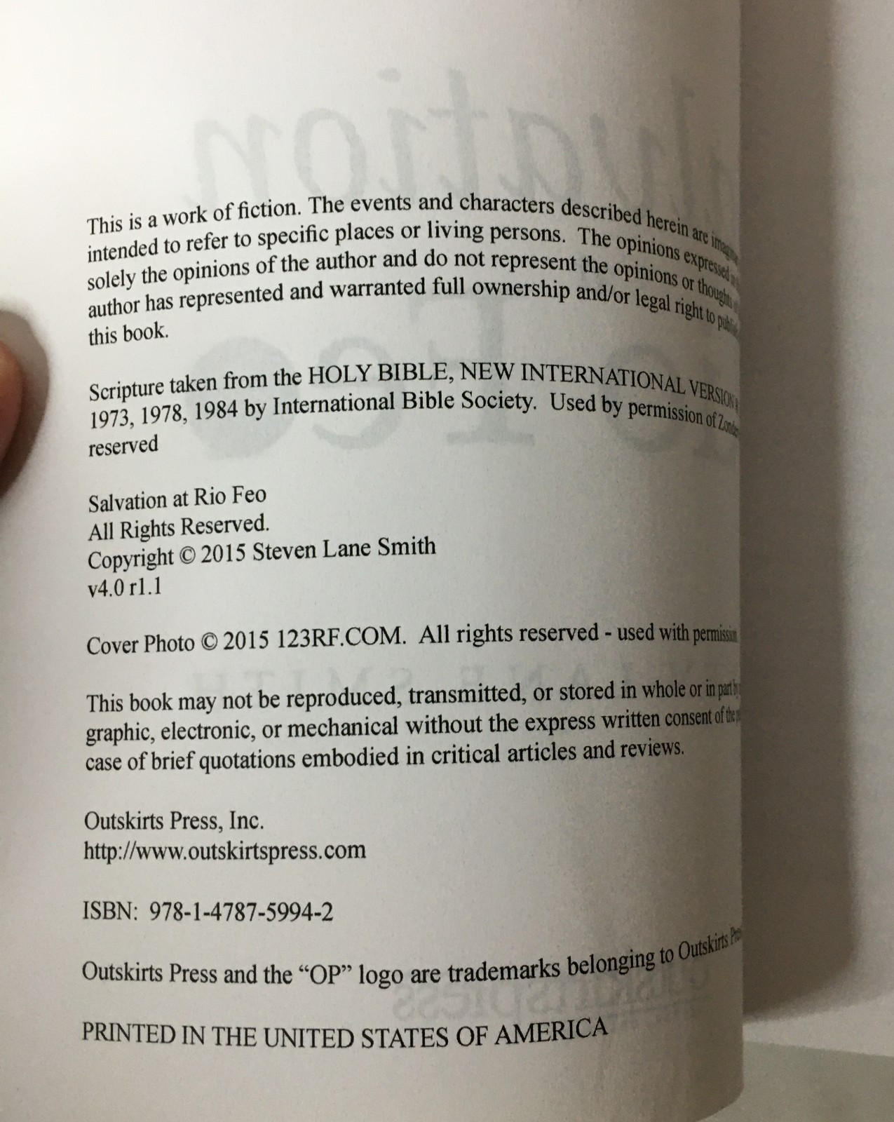 Salvation at Rio Feo by Steven Lane Smith (Paperback, 2015) – SIGNED
