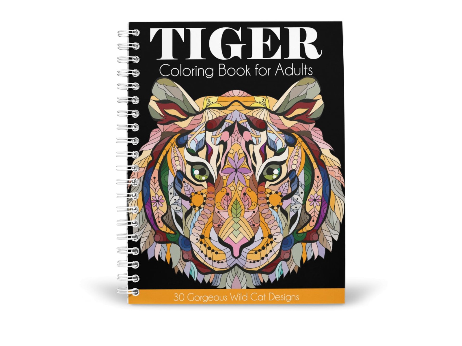 Tiger Coloring Book for Adult: 30 Gorgeous Wild Cat Designs – Dylanna Press …