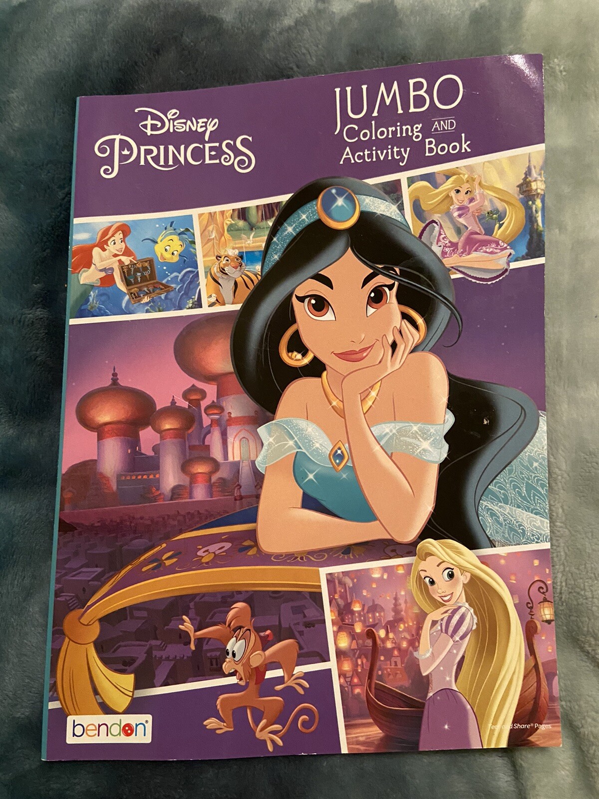 DISNEY PRINCESS JUMBO COLORING & ACTIVITIES BOOK BRAND NEW JASMINE