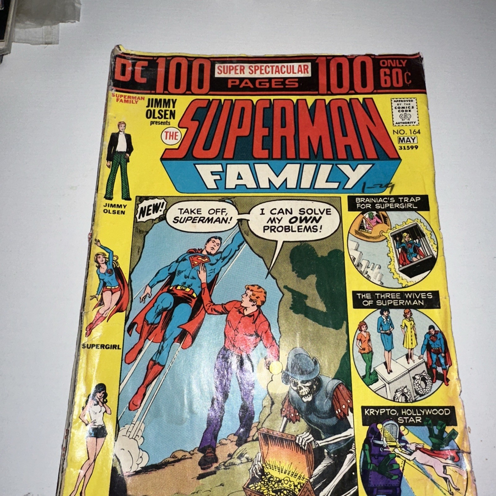 SUPERMAN FAMILY # 164, MAY 1974, 100 PAGES!