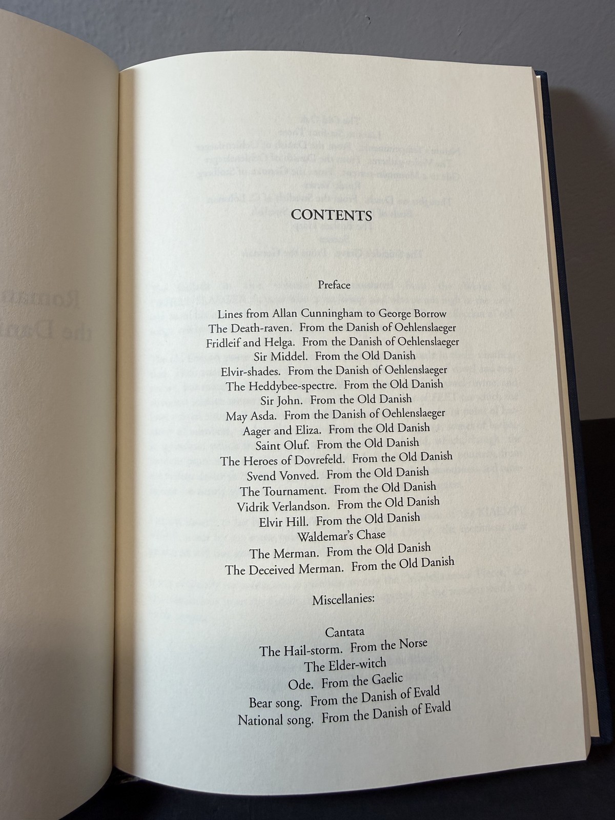 Romantic Ballads Translated from Danish & Misc Pieces George Borrow Hardcover