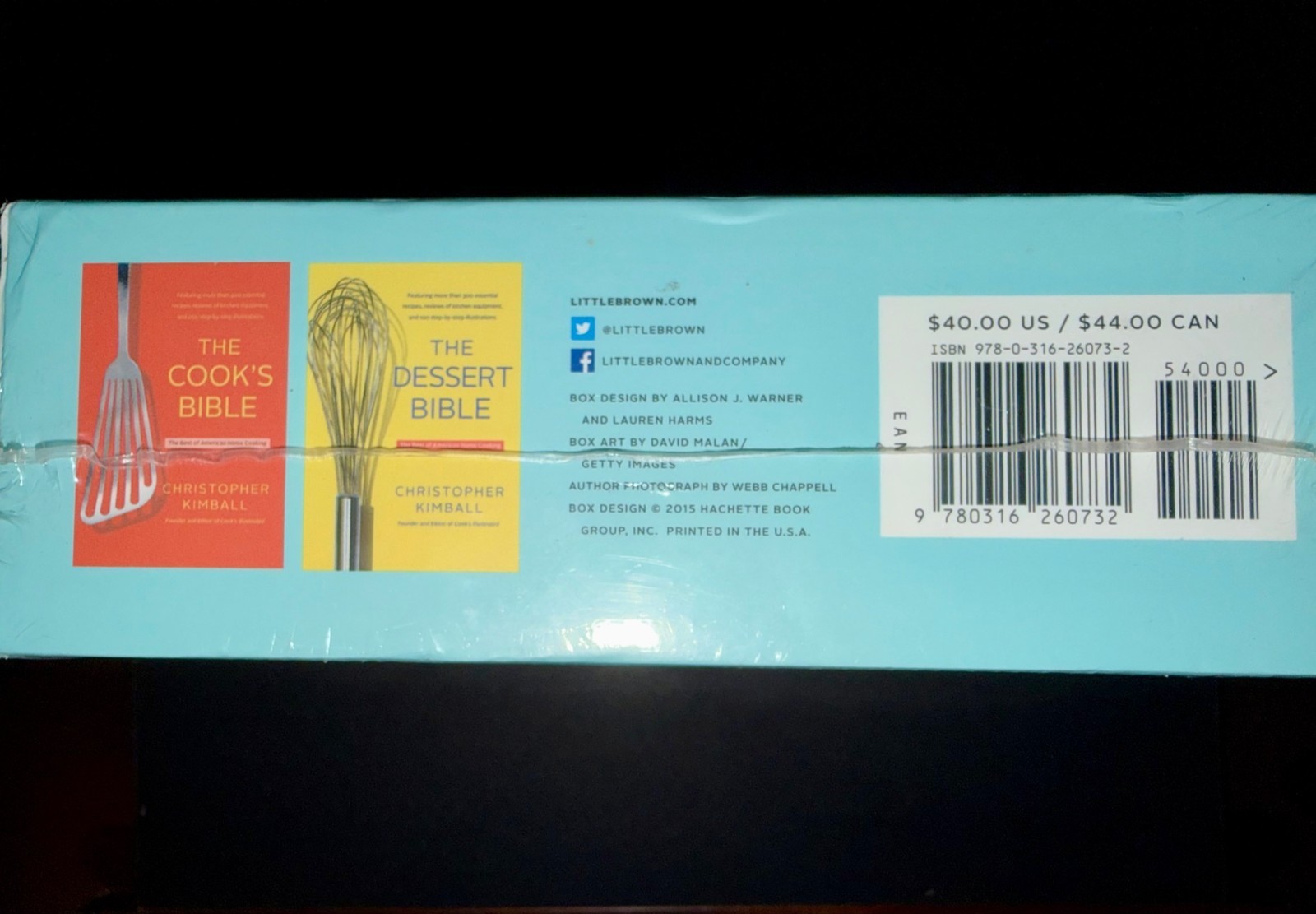 The Cook’s Bible & The Dessert Bible Box Set : BRAND NEW SEALED, FREE SHIPPING!