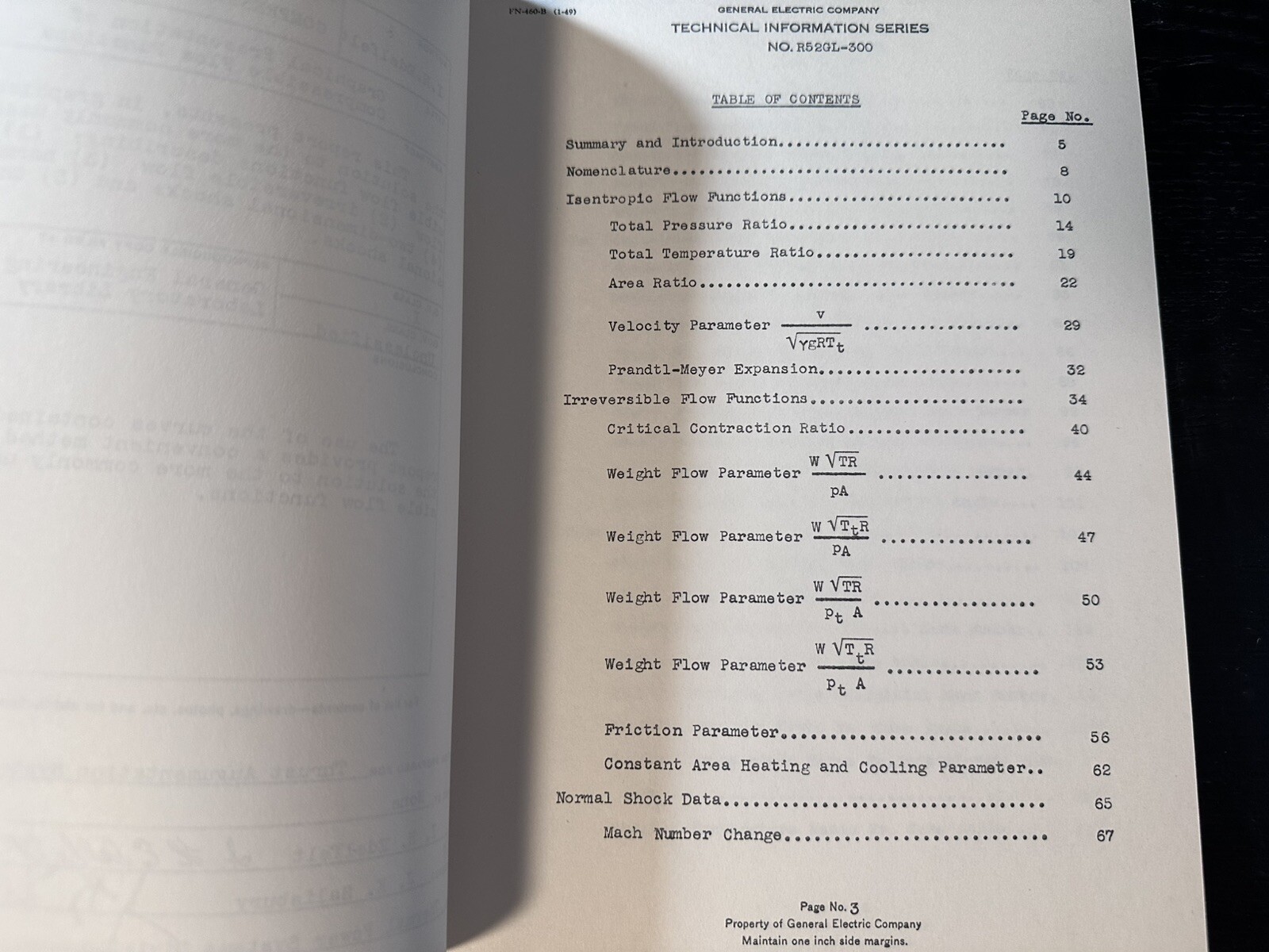 1952 General Electric Aircraft Group Graphical Presentation Of Compressible Flow