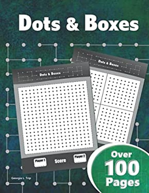 Dots & Boxes – Over 100 Pages: A Classic Strategy Game – Large an