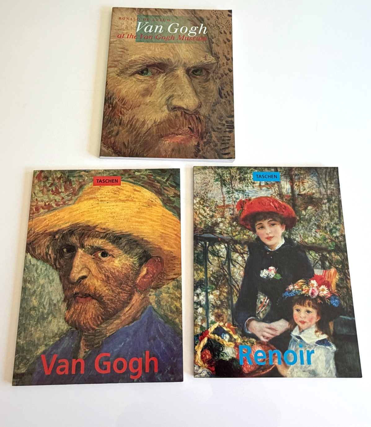 Van Gogh, Renoir Taschen Volumes, Van Gogh Museum, and Illustrated Greek Myths