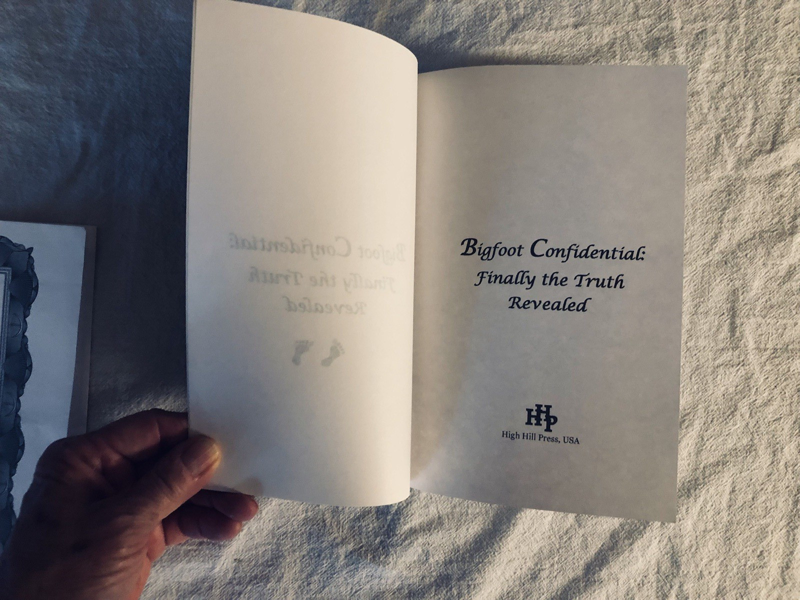 RARE! Bigfoot Confidential Finally the Truth by Foster & Turner TPB/FE 2012