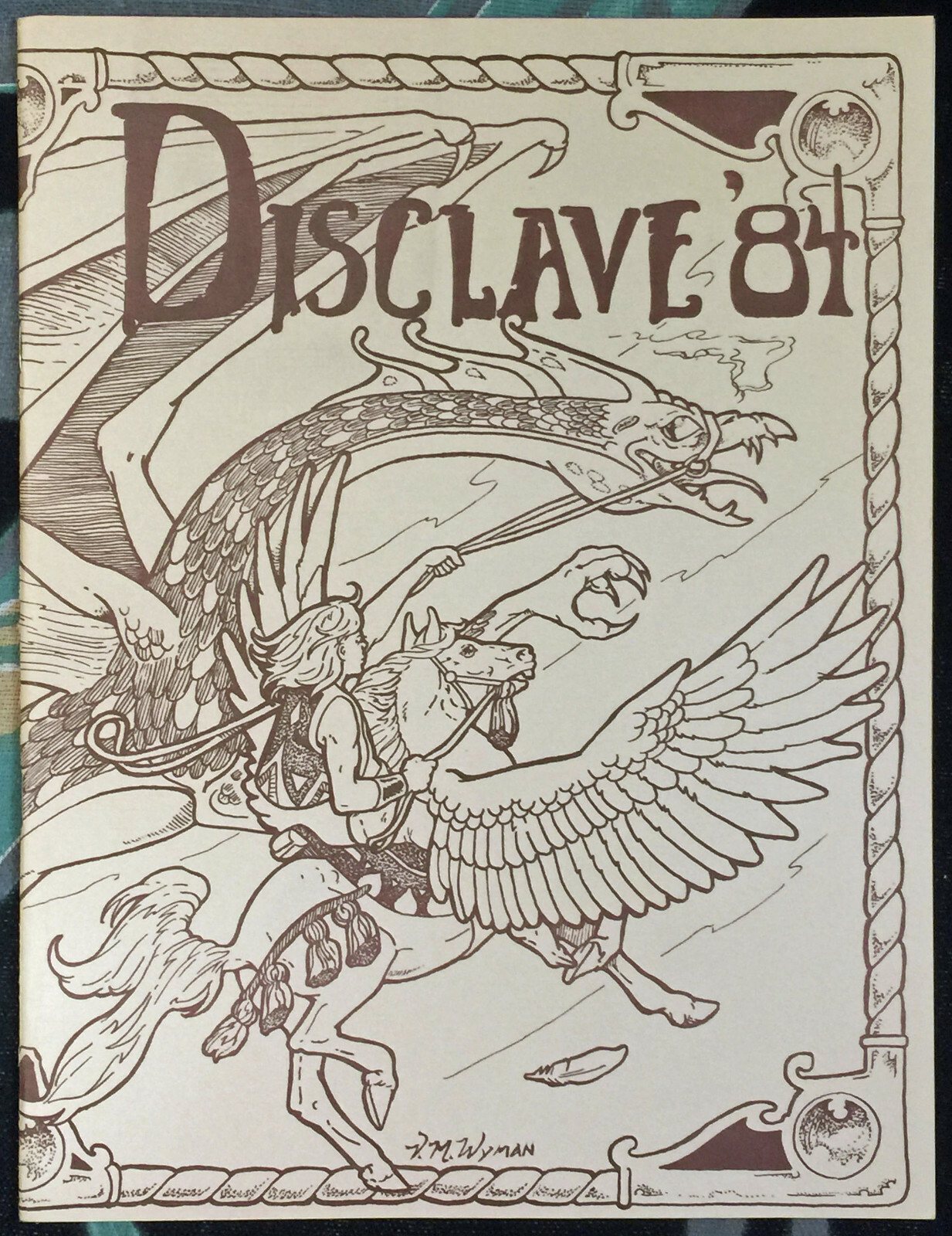 SCIENCE FICTION FANZINE DISCLAVE 1984 Sci-Fi Convention Connie Willis Paul Yurek