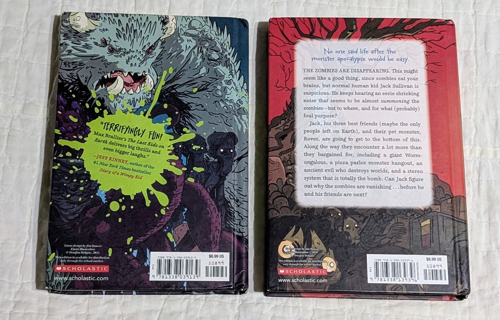 Lot of 6 – The Last Kids on Earth Series books by Max Brailler – Hardcovers VG+