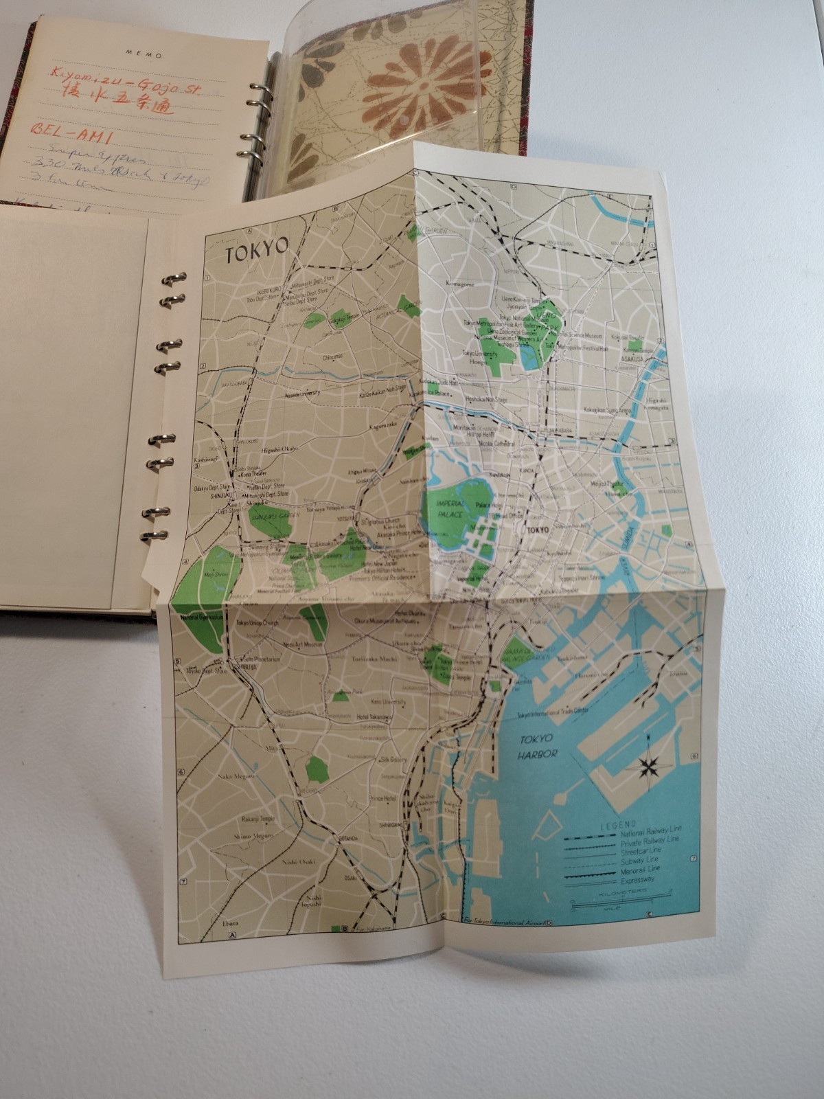 Vintage Japan Travel Bureau Itinerary Books Lot Of 2 With Map Inserts