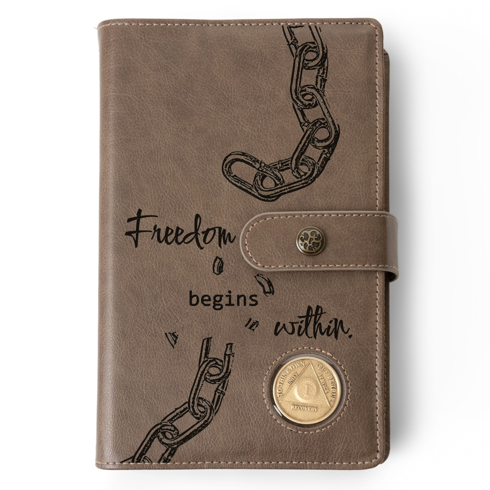 Custom Design AA Big Book & 12 Steps and 12 Traditions Book Set Cover