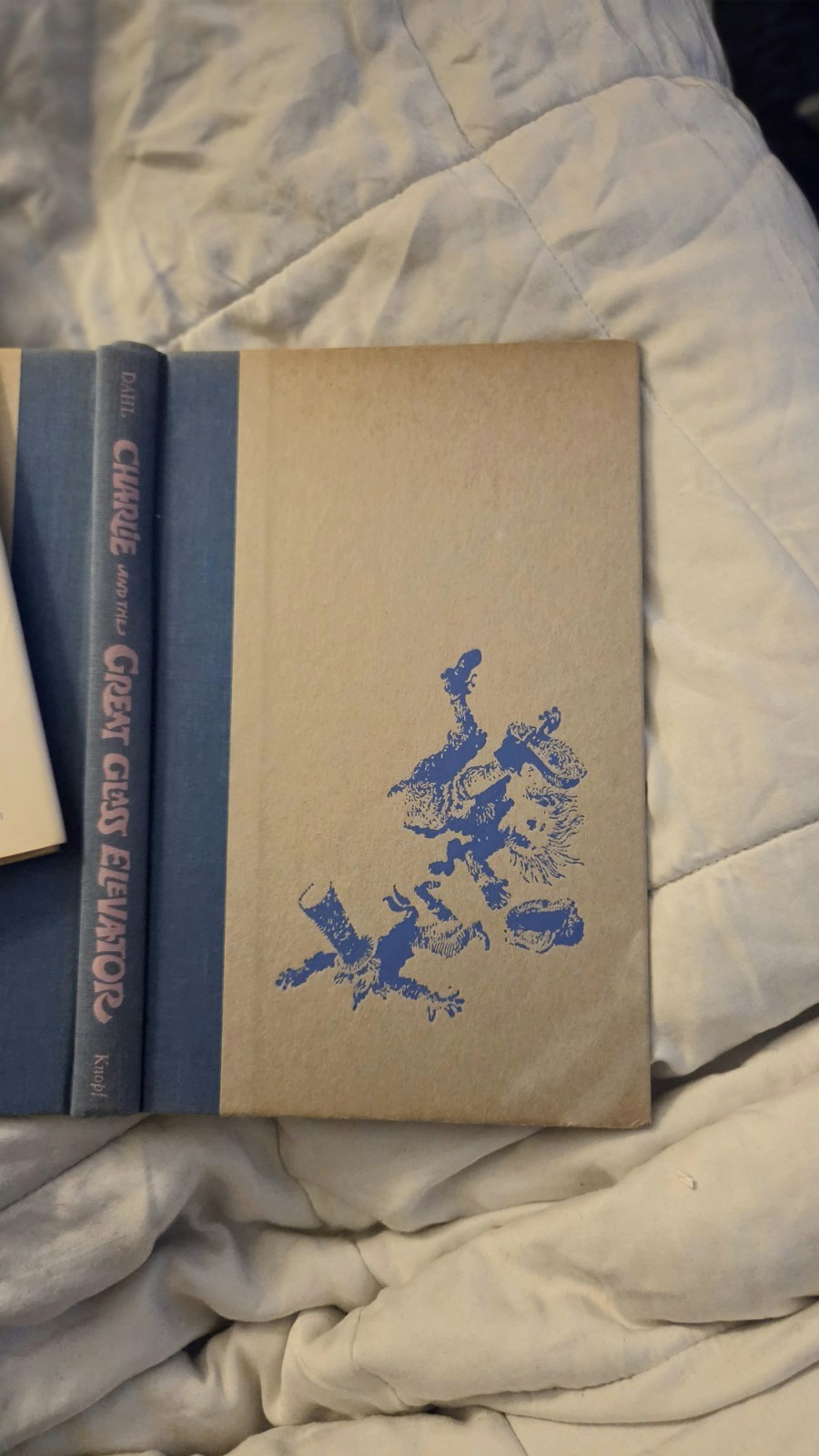 Charlie and the Great Glass Elevator by Roald Dahl (1972) First Ed., Willy Wonka
