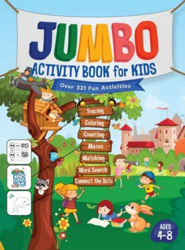 Jumbo Activity Book For Kids by Jennifer L. Trace, Trace, Like New Used, Free…
