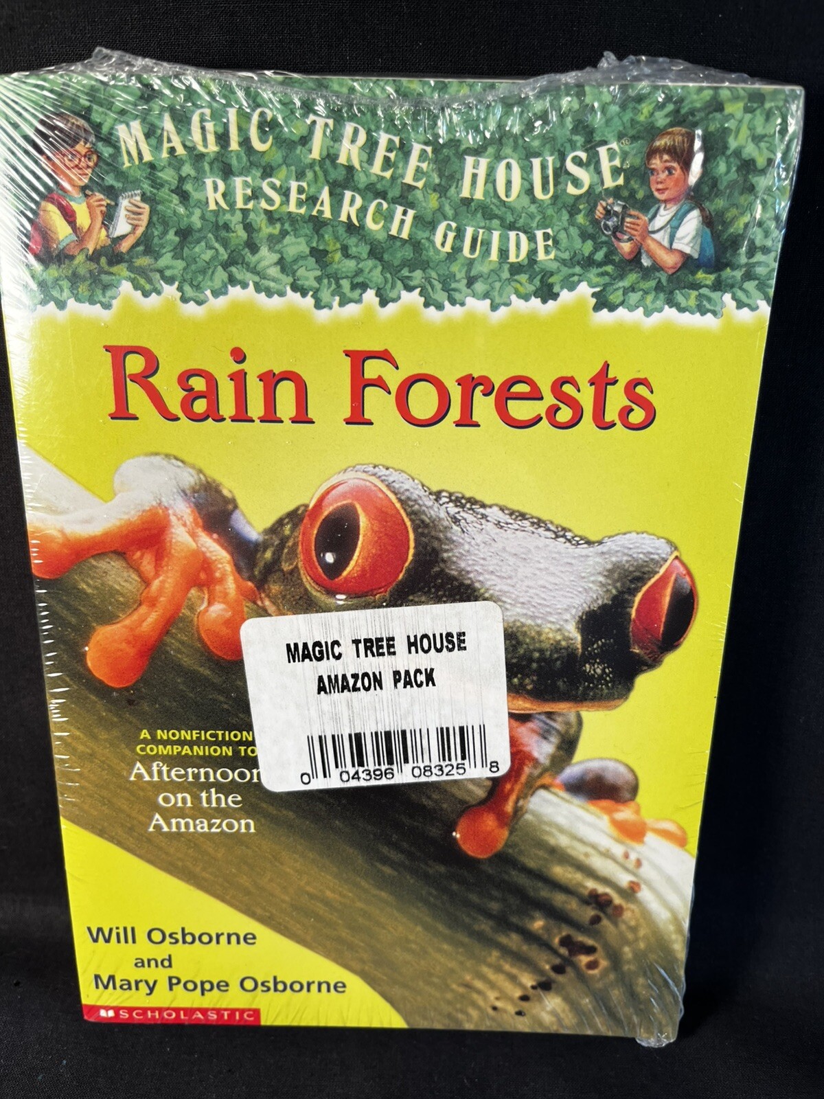 Magic Tree House LOT of 2 :Afternoon on the Amazon & Rain Forest Research Guide