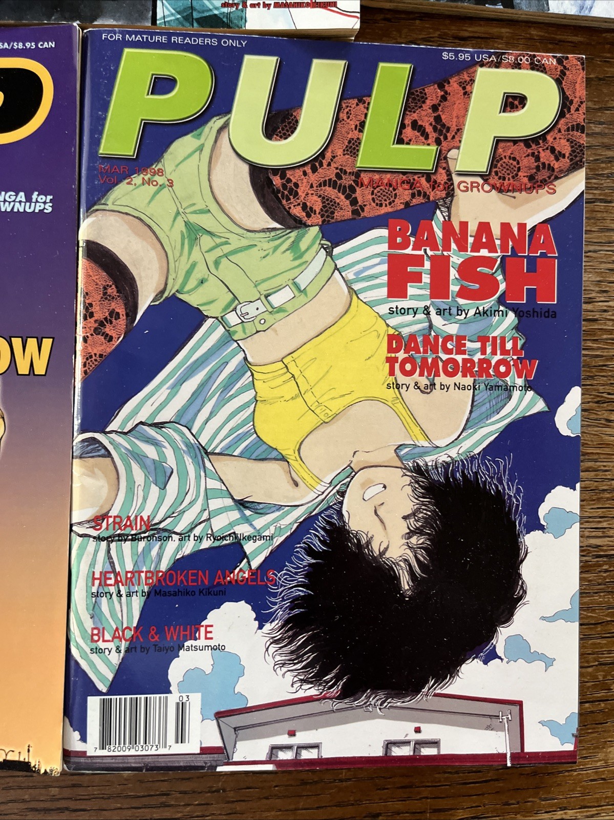 Lot 5 Pulp Magazine Manga for Grownups 1998-2000 Lot W