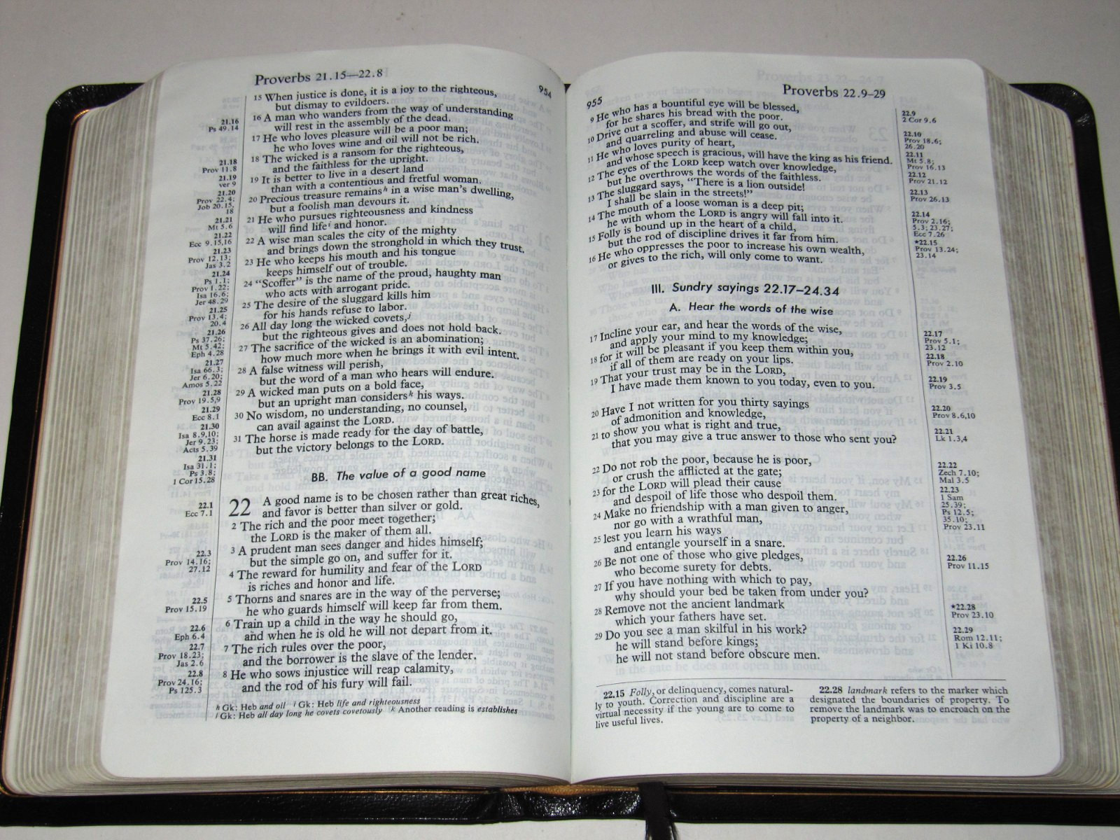 Harper Study Bible RSV Natural Morocco Bonded Leather