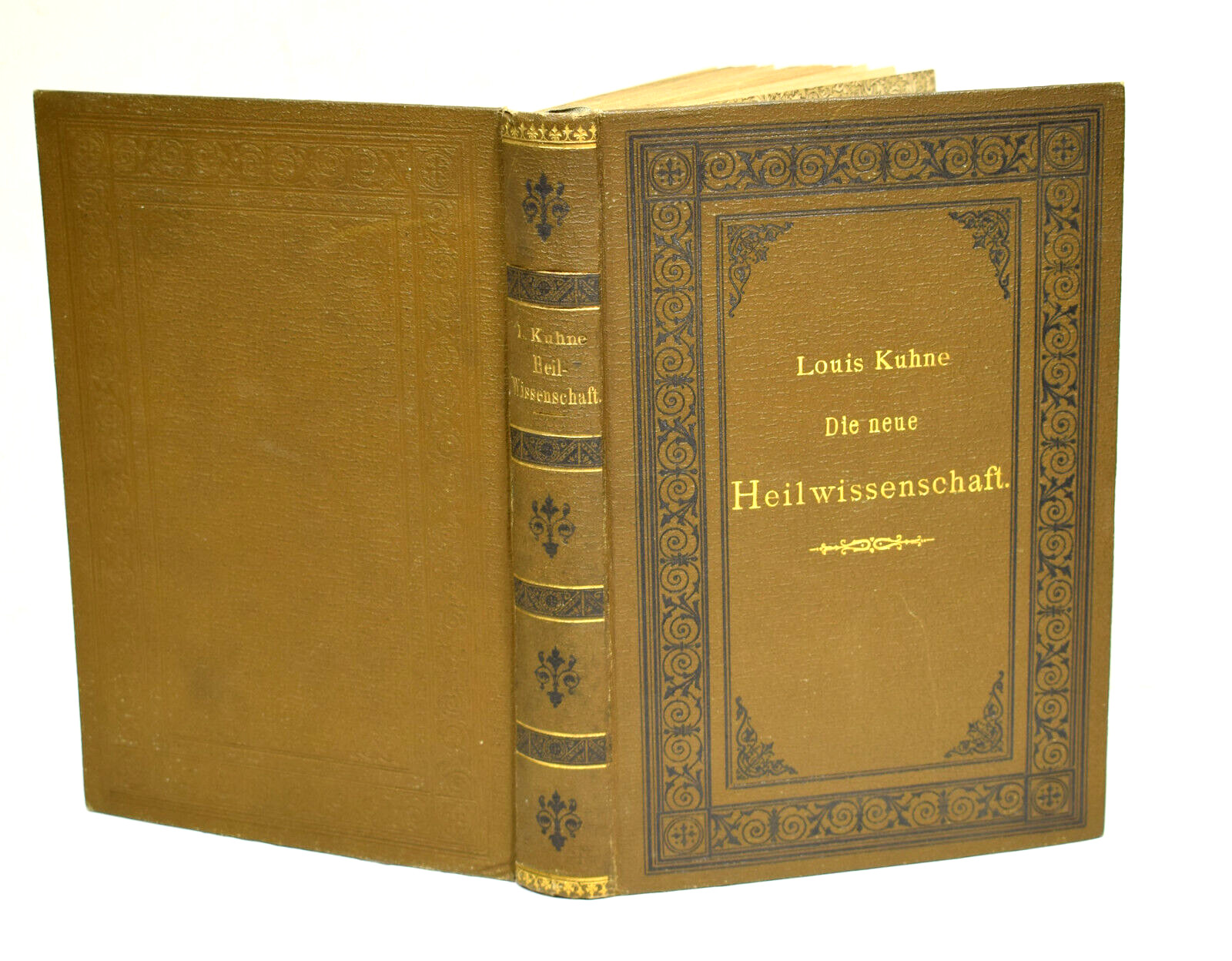 DIE NEUE HEILWISSENSCHAFT by Louis Kuhne 1896 Early German Naturopathy Text