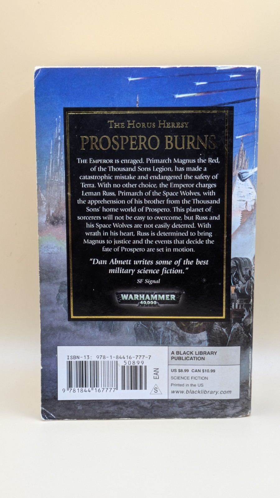 Prospero Burns – Dan Abnett – Horus Heresy – Warhammer 40K – First Printing OOP