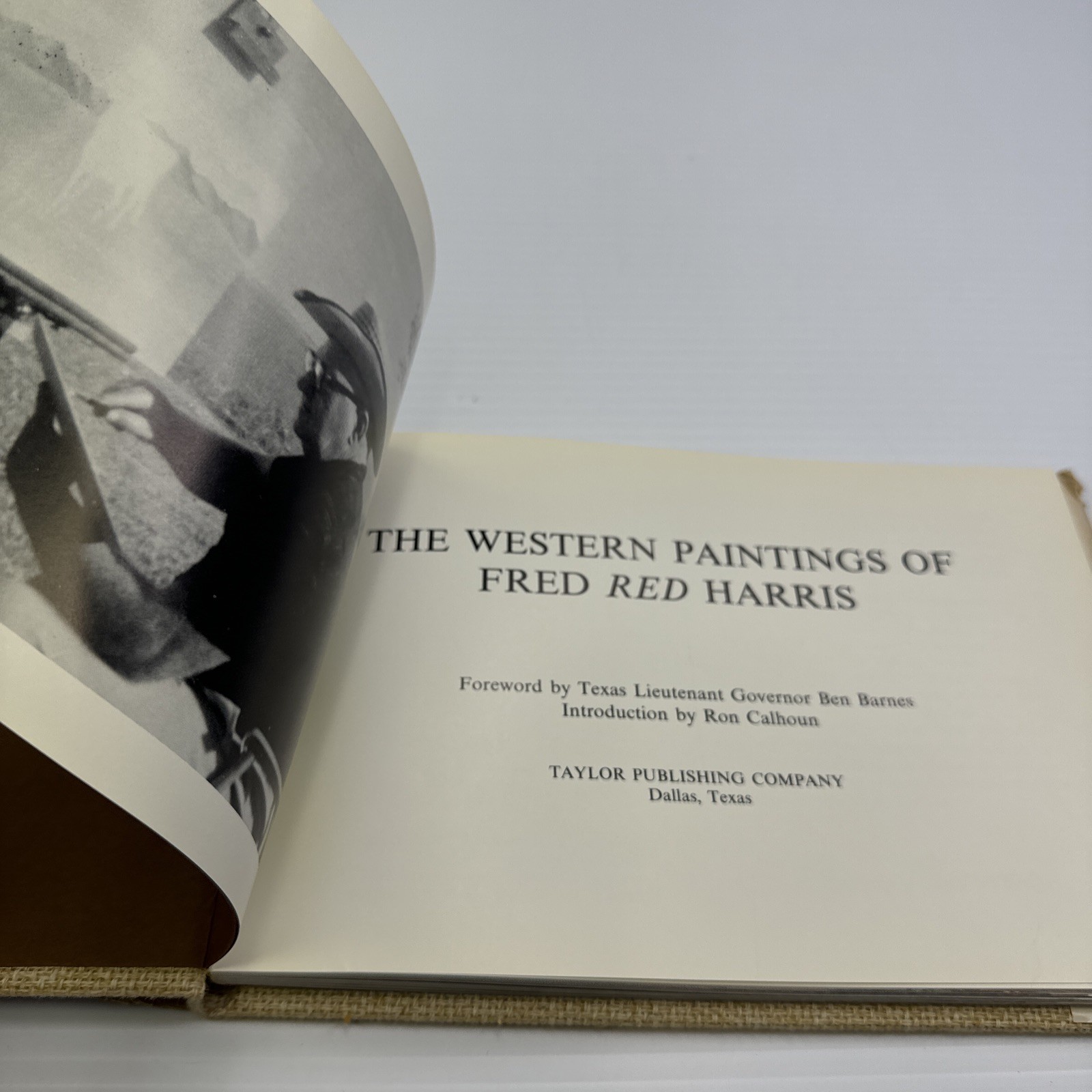 The Western Paintings of Fred Red Harris Signed! 1971 Limited ED Taylor Publish