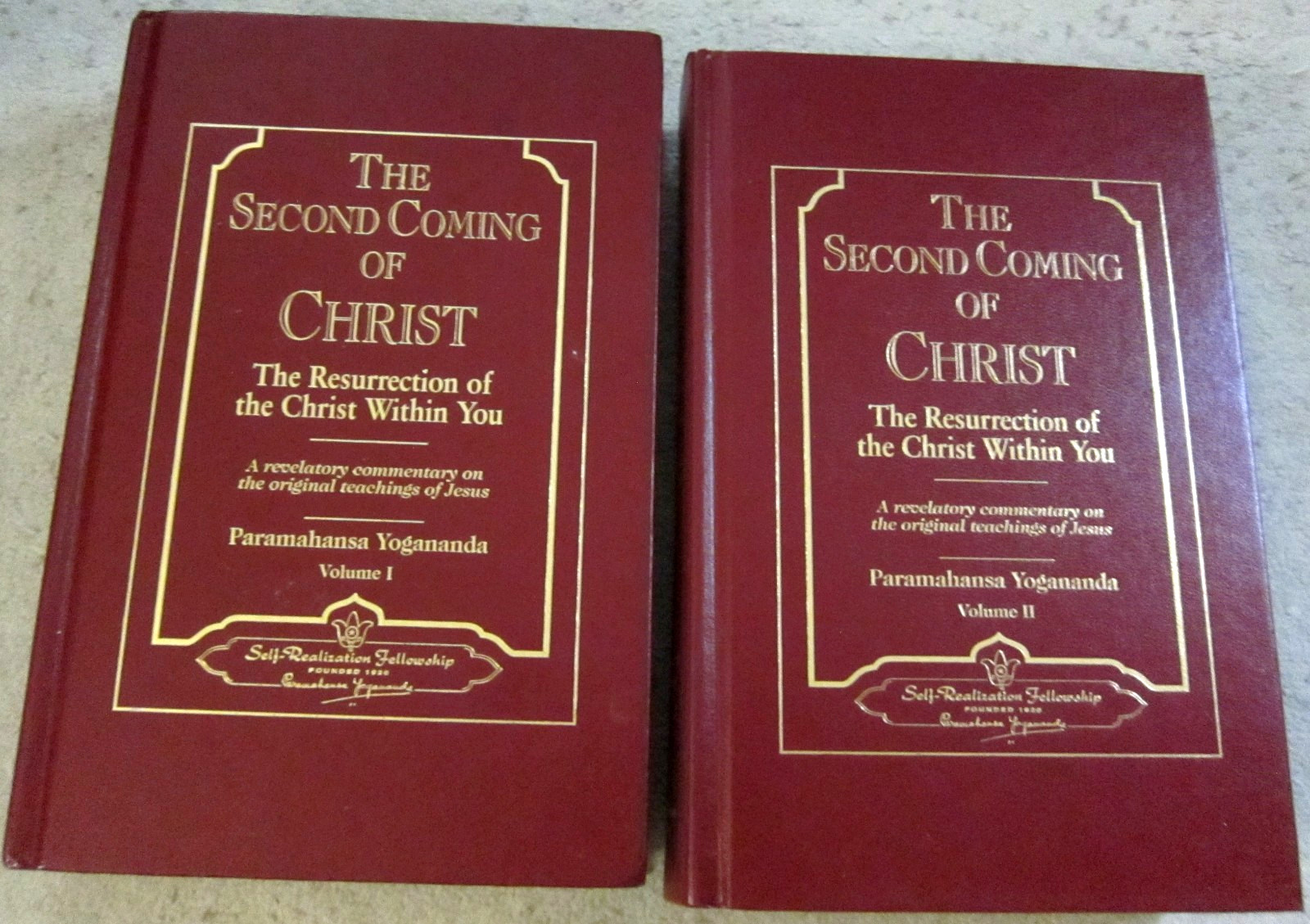The Second Coming of Christ by Paramahansa Yogananda- 2-Volume set w/slipcase !