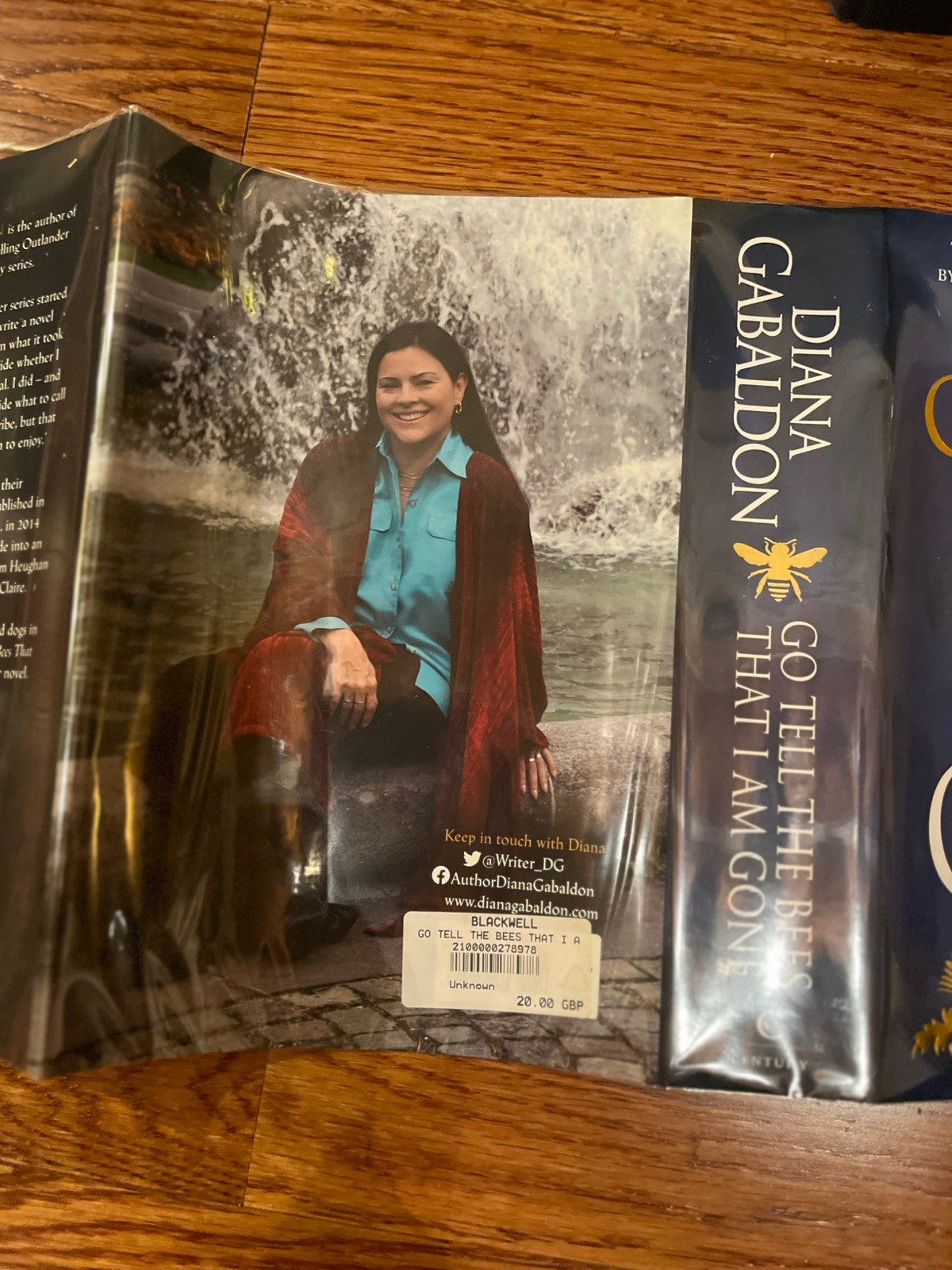 Diana Gabaldon Flat Signed Go Tell The Bees That I Am Gone – Outlander Book 9 UK
