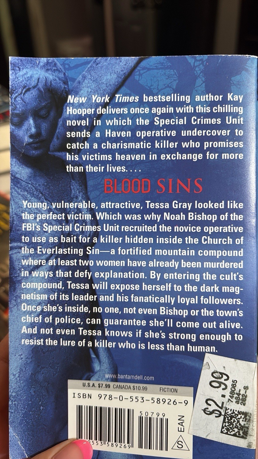 Kay Hooper Blood Sins Bishop/Special Crimes Unit Mass Market Paperback 2009