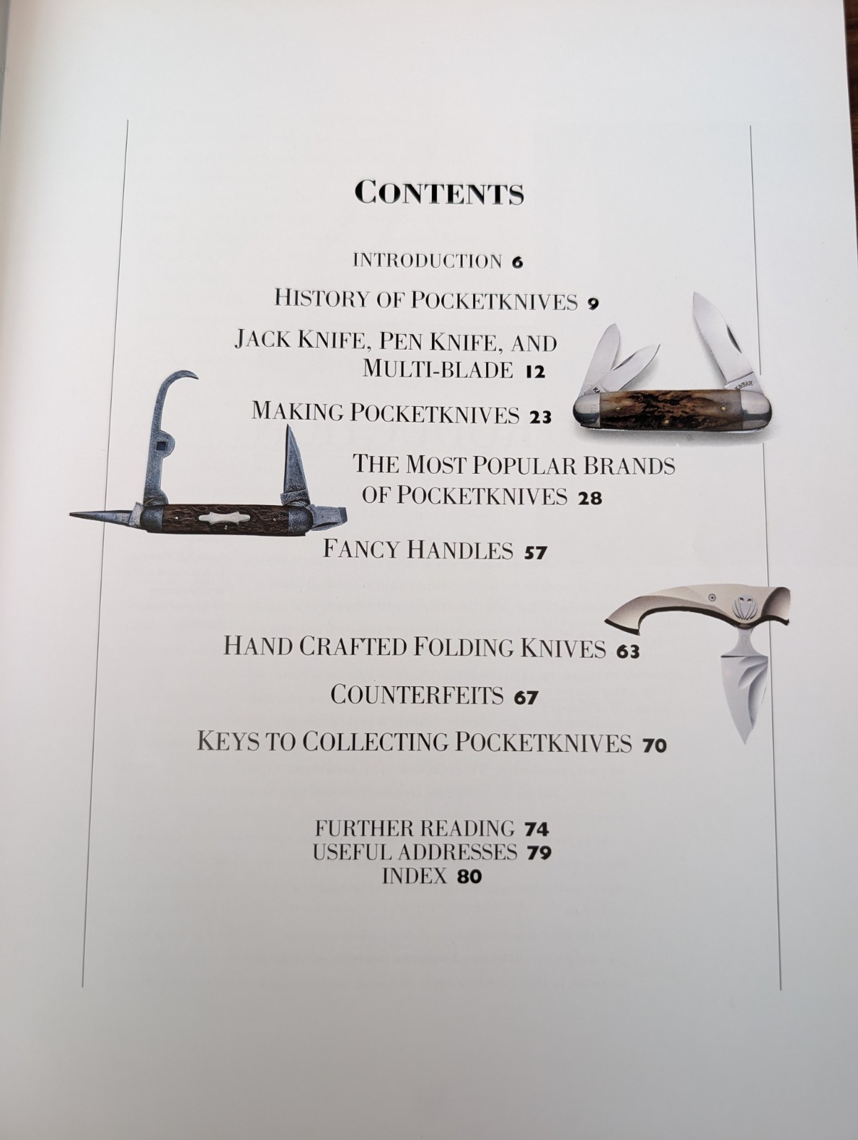 Pocket Knives By Bernard Levine. 1993 Hardcover Collector’s Guide