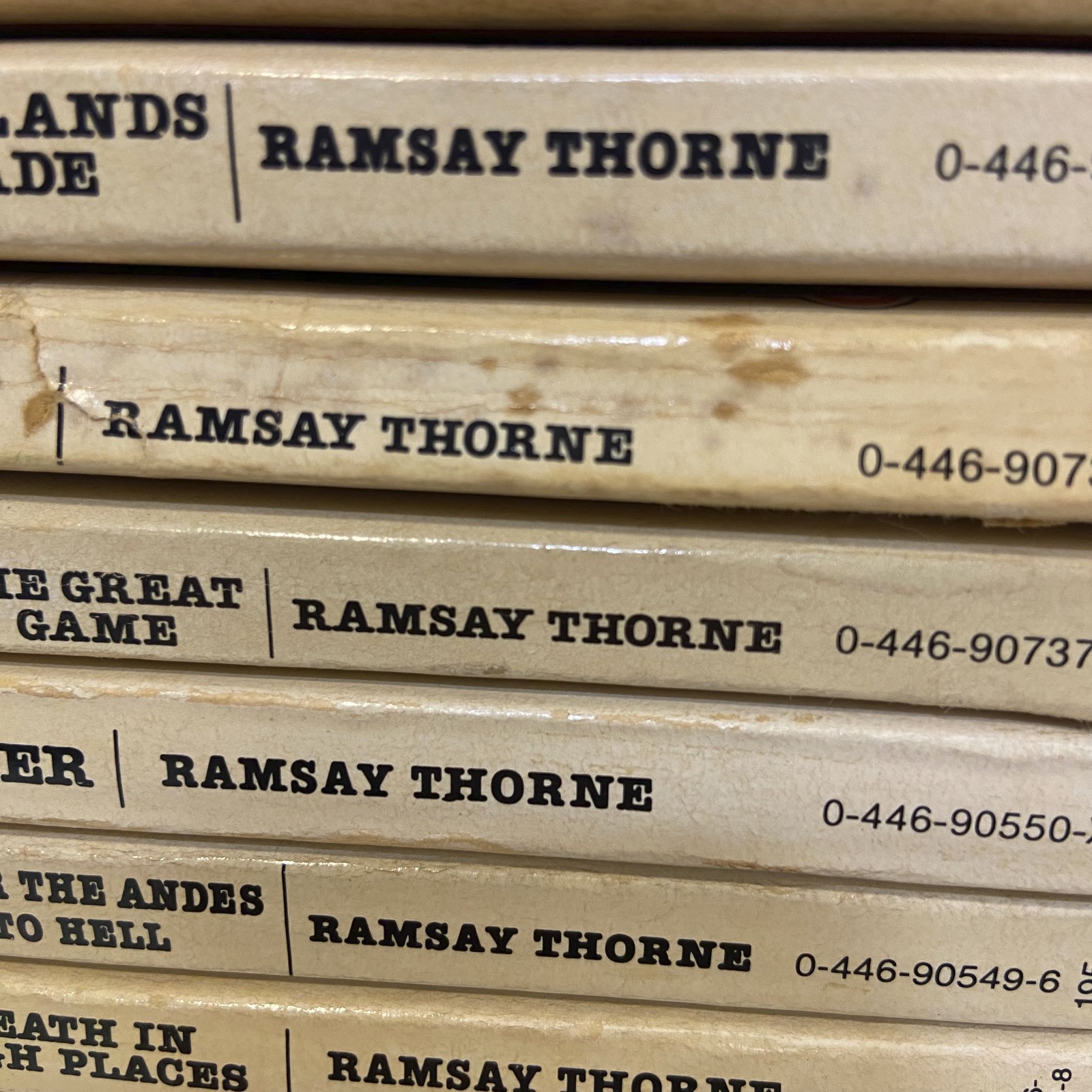 32 Ramsay Thorne Renegade Series Vintage Misc Volumes MMPB Western Novels Lot