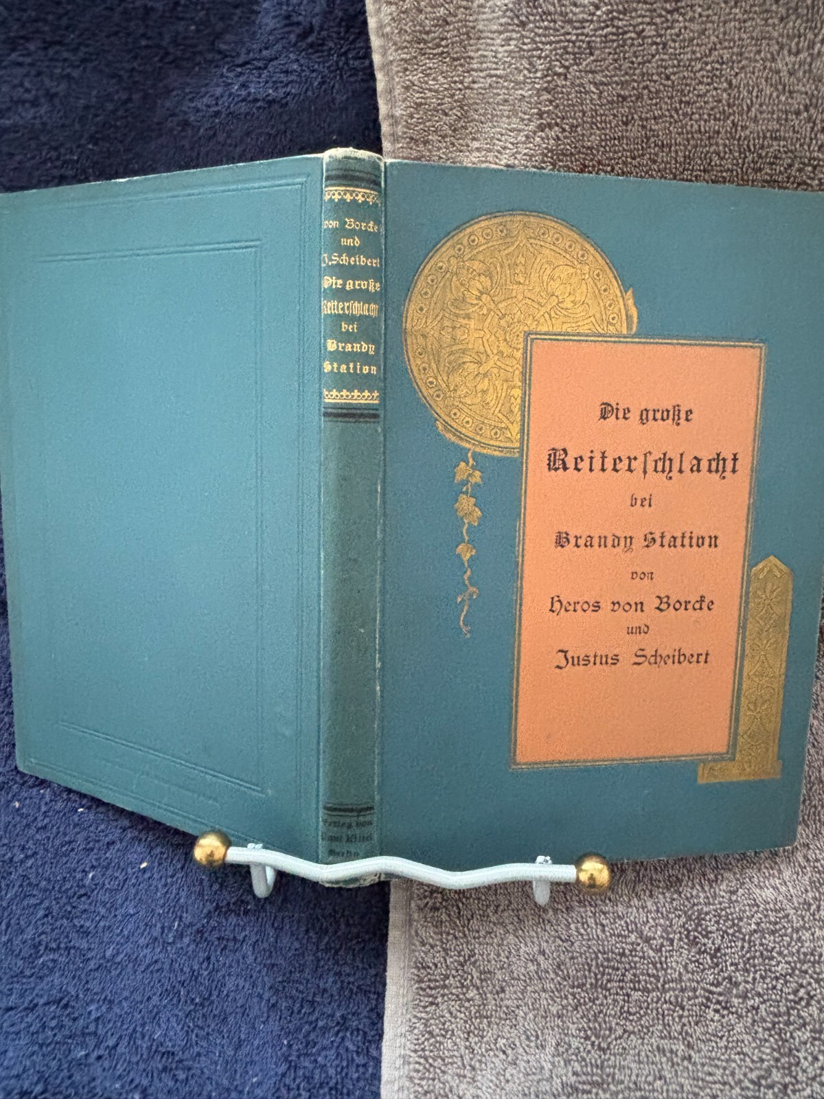 Great Cavalry Battle of Brandy Station by Von Borcke / J. Scheibert…1893 Copy