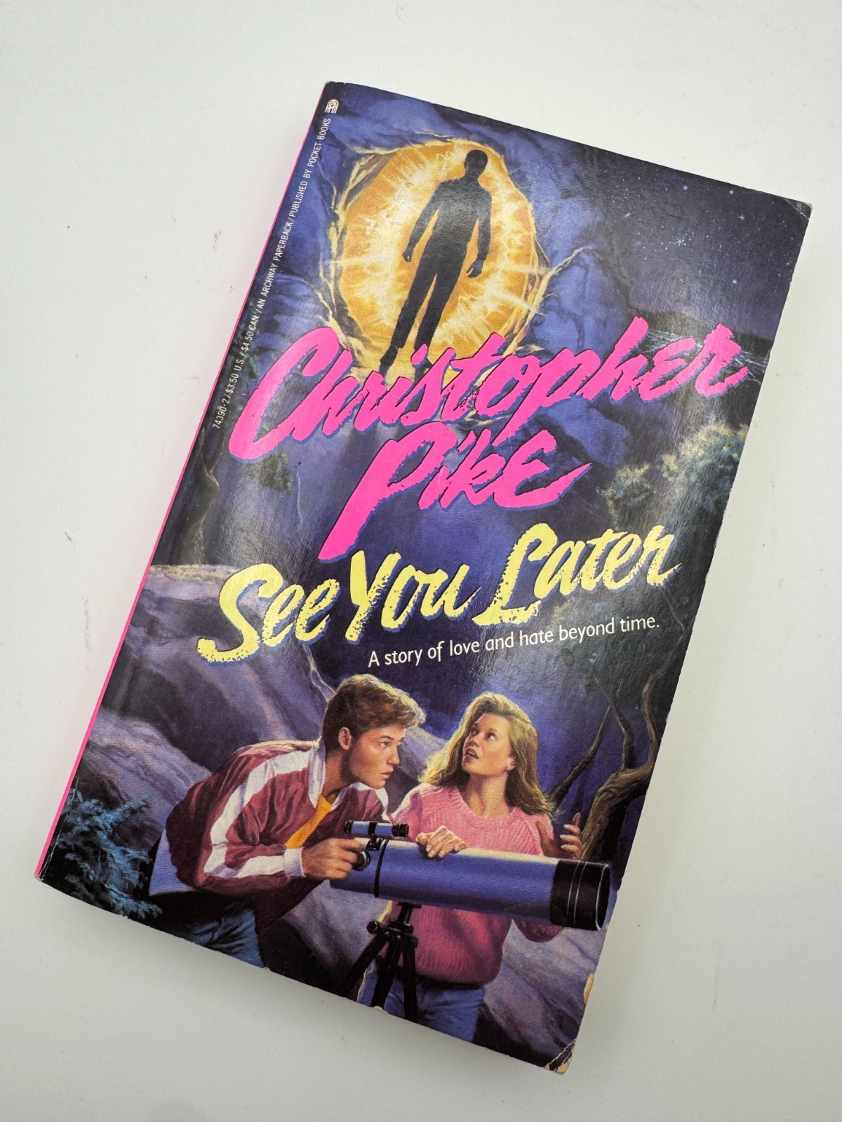 See You Later SIGNED BOOK Christopher Pike 1ST EDITION 1990 Archway Paperback
