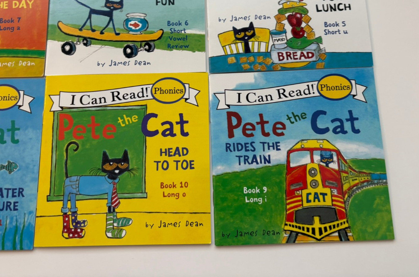 Pete the Cat – I Can Read Phonics 12 Book Lot Set