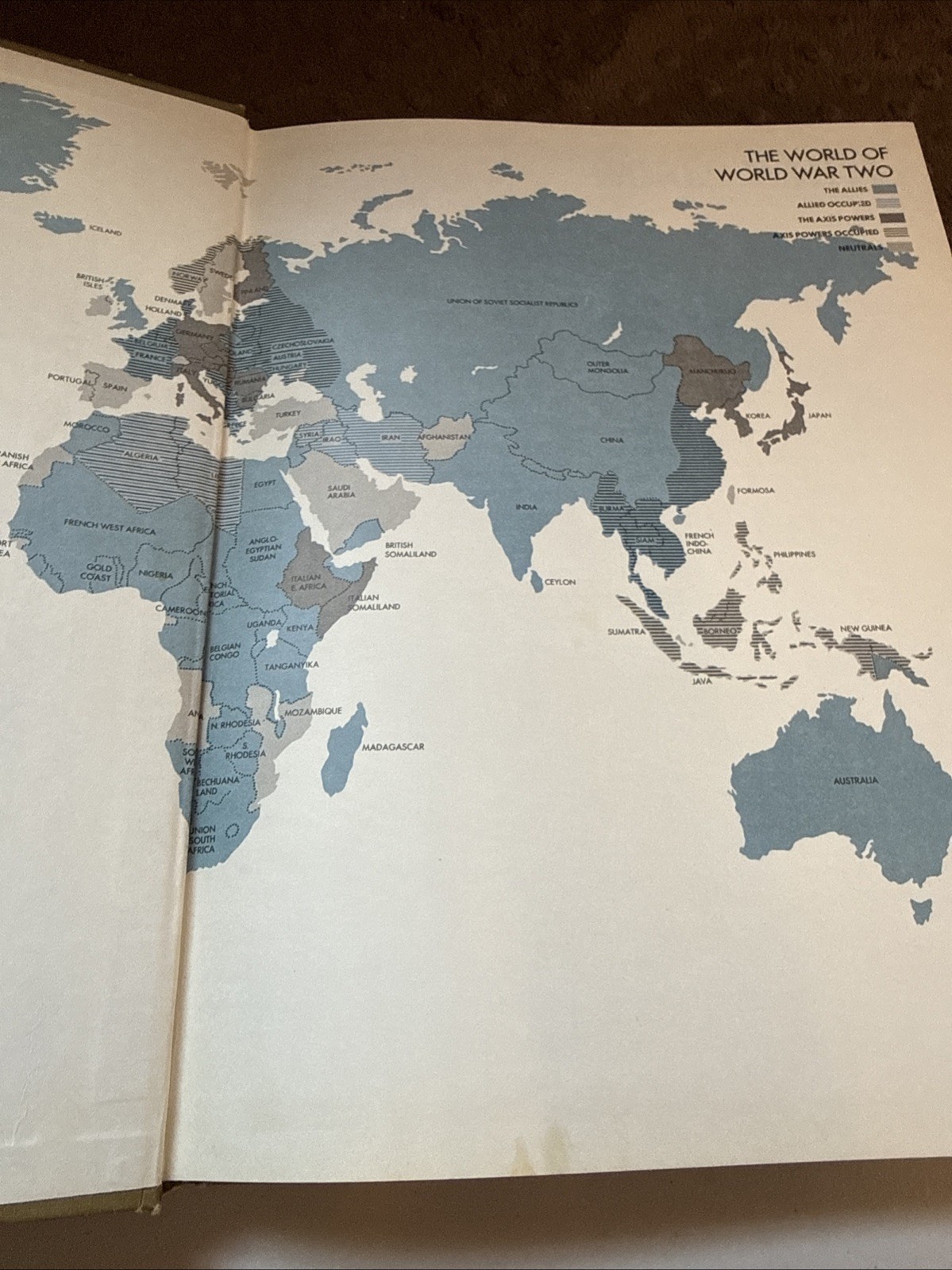 World War II By Ronald Heiferman (1973, Lg. Hardcover) Dust Cover