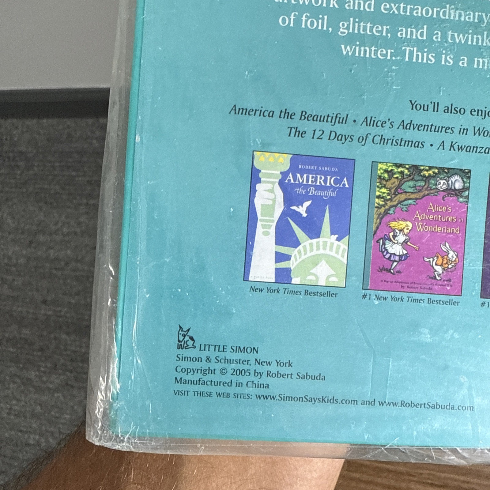 SEALED Winters Tale Pop Up Book A Classic Pop-up Robert Sabuda Children’s Story