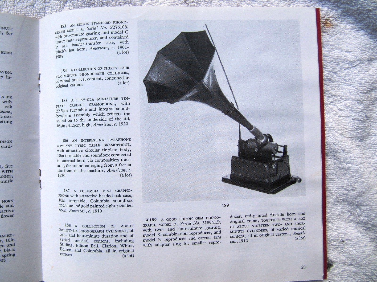 SOTHEBY’s AUCTION CATALOG 1980 Phonographs Gramophones Music Boxes Jukeboxes