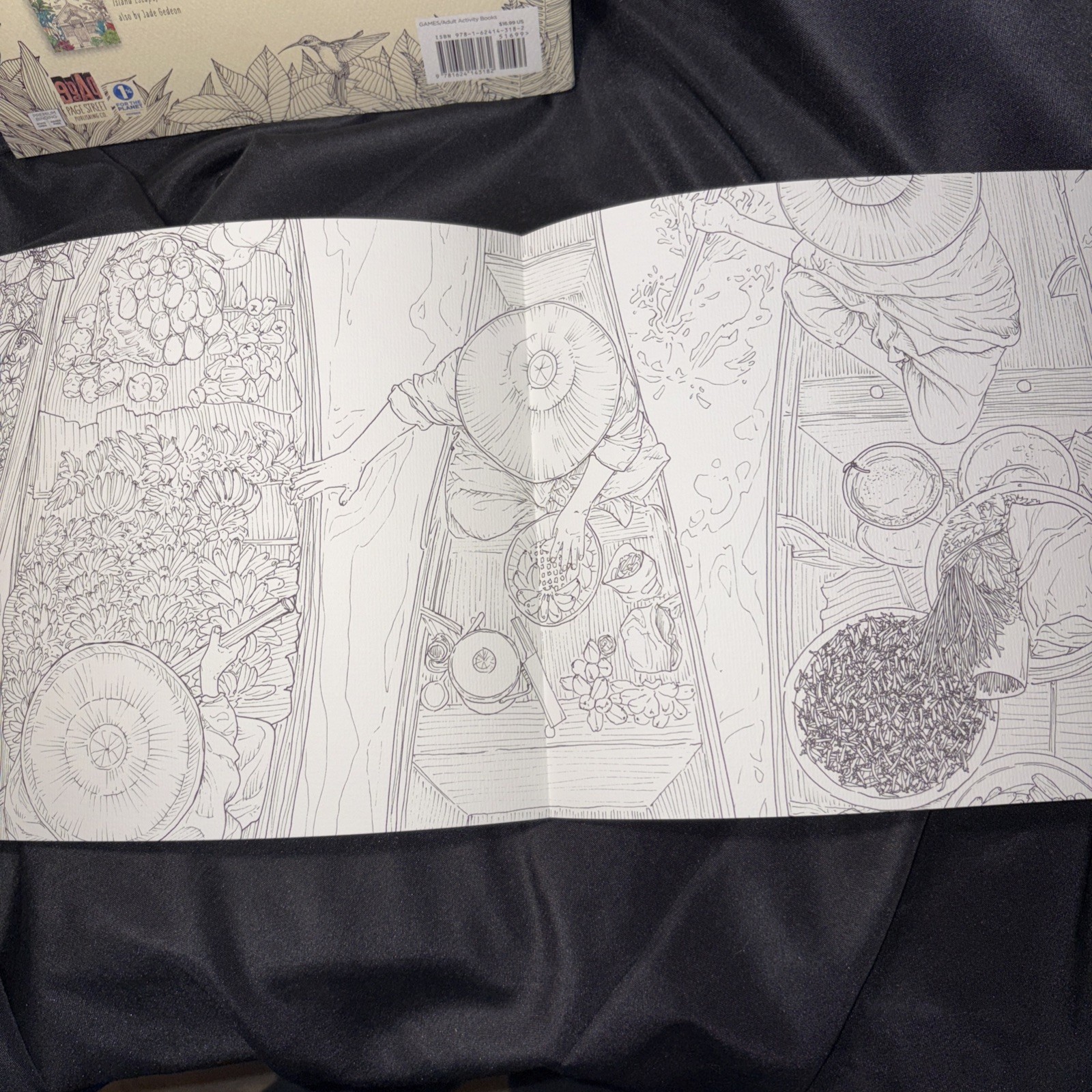 4 Adult Coloring Books by Jade Gedeon On Thick Paper 2016, 2017