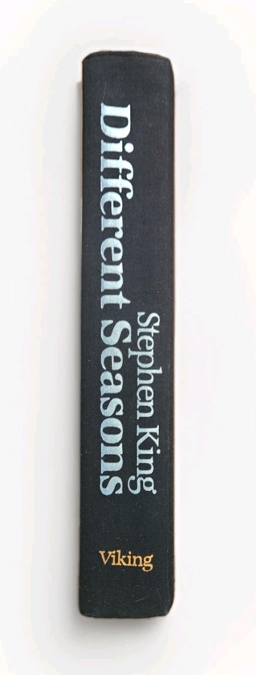 1982. Different Seasons by Stephen King | Viking HCDJ 1st Edition 10th Printing
