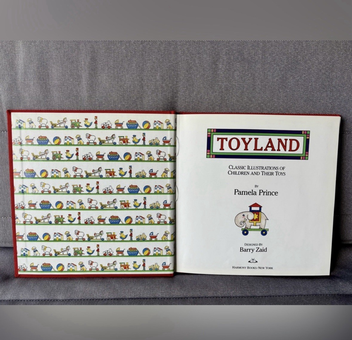 Toyland Book 7”X7” Classic Illustration