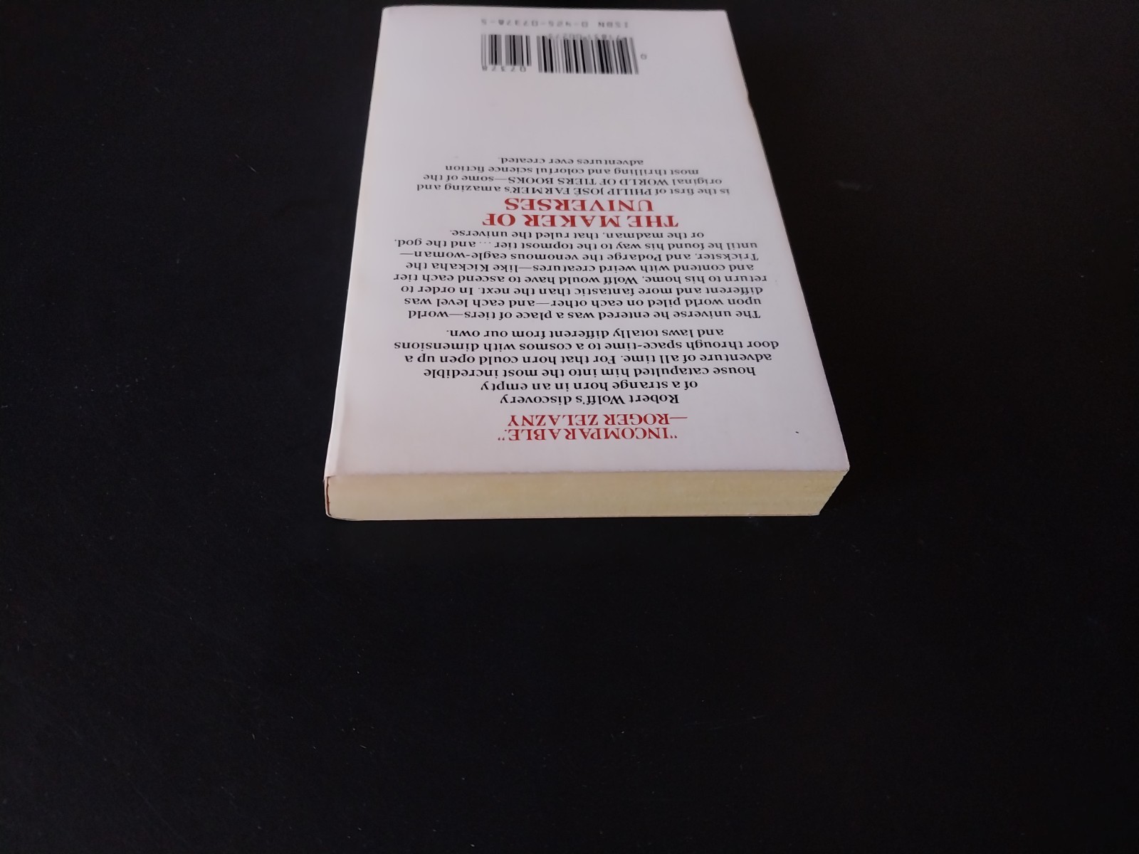 Philip Jose Farmer – The Maker of Universes – Berkley Edition 1st Printing 1984