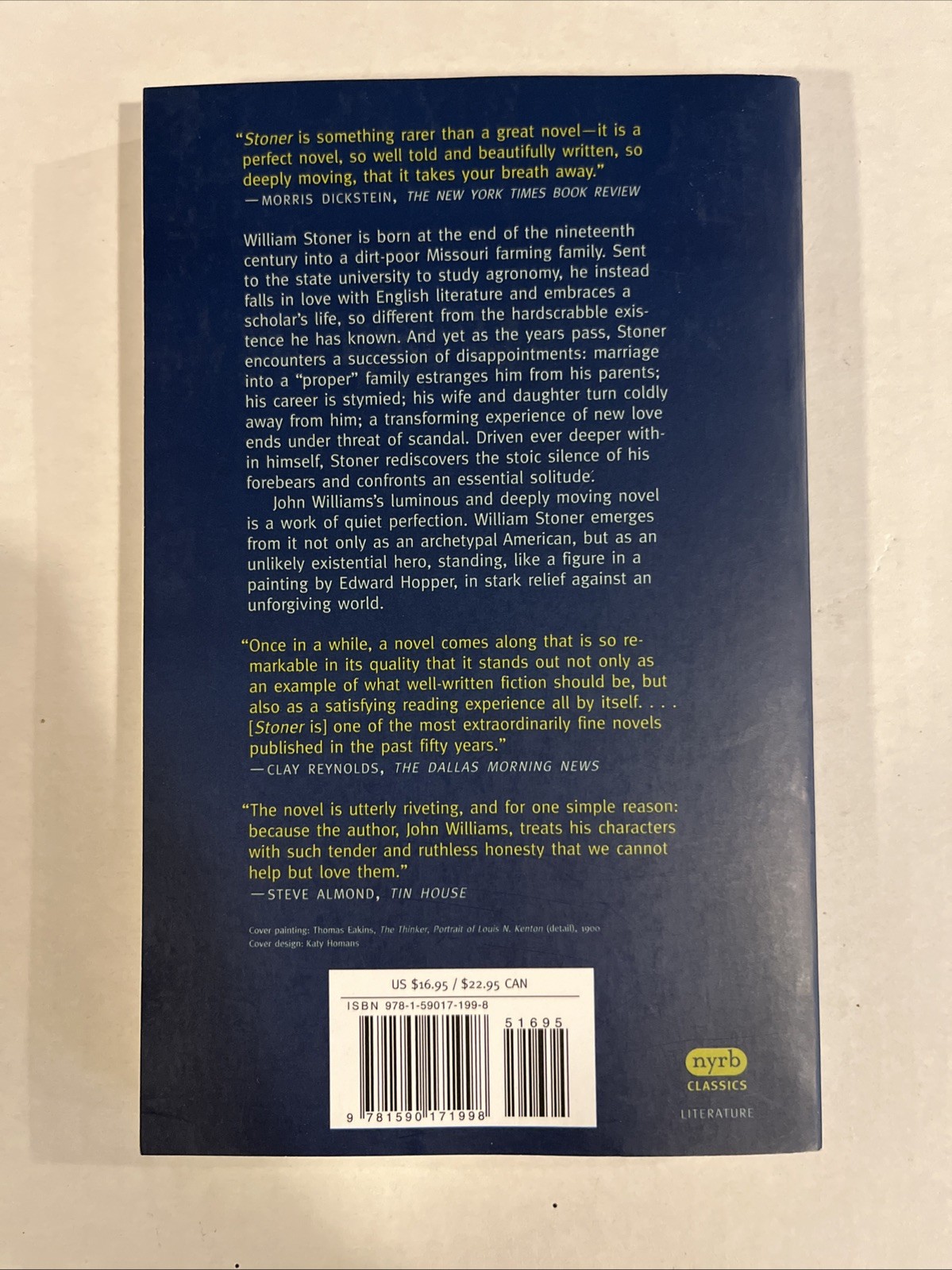 Stoner by John Williams (English) Paperback Book