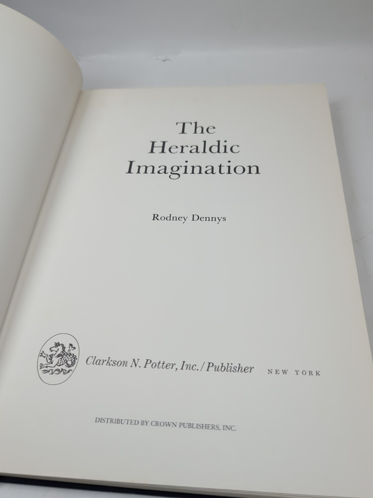 The Heraldic Imagination – Rodney Dennys – Rare 1975 Heraldry Book w/ Plates