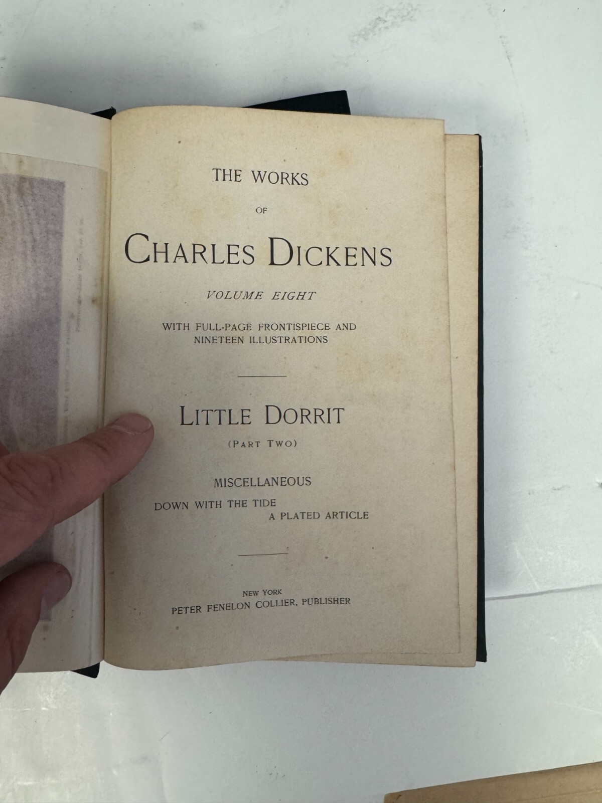 Antique 1890’s The Works Of Charles Dickens Peter Fenelon Collier x26 LOT VG++