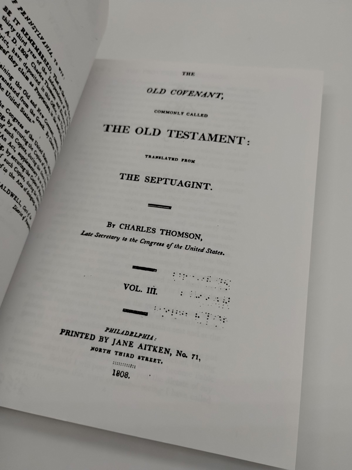 The Holy Bible: Containing The Old And New Covenant Vol 3 Proverbs- Malachi