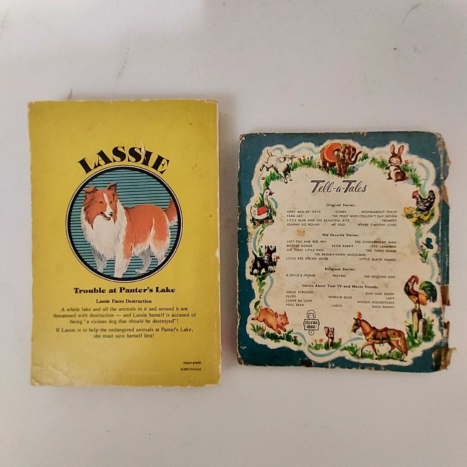 Vintage Lassie Trouble at Panter’s Lake 1982 Hooray for Lassie 1964 First Editio