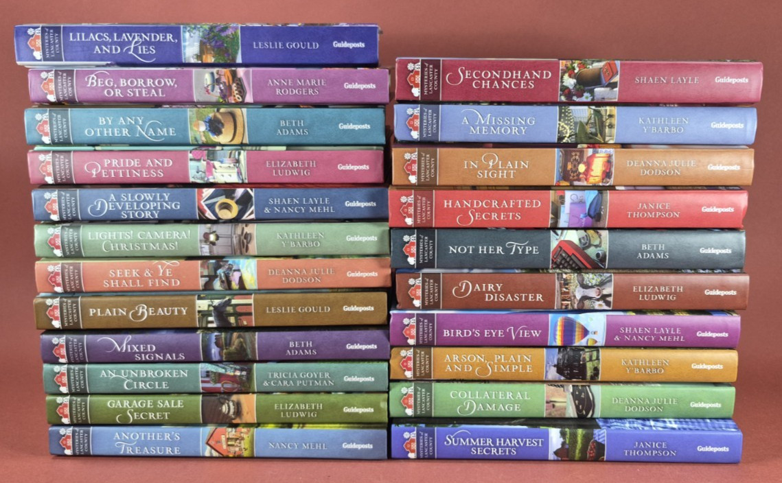 Guideposts Mysteries of Lancaster County Series 22 HB Books 1-4 6 8-20 22-25