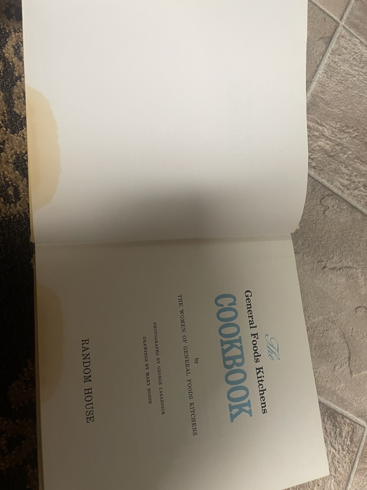 1959 The General Foods Kitchens Cookbook 436 pages Vintage Recipes 1st Print