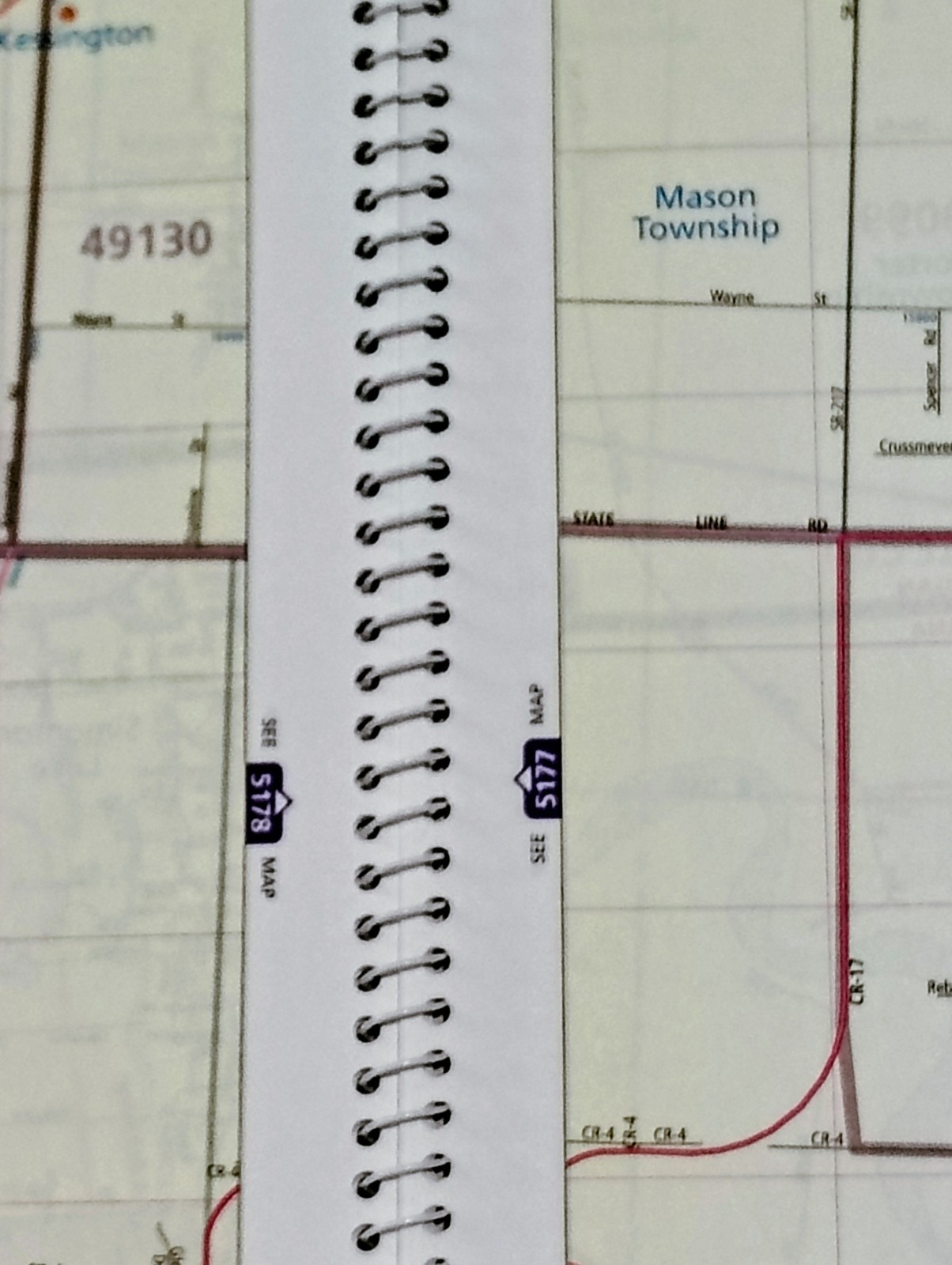 Rand McNally South Bend Elkhart Michiana Street Guide 3rd Edition 2007 Spiral